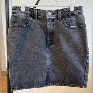 American Apparel Jean mini skirt. Size medium. Made in the USA.